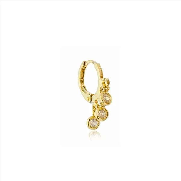 PIERCING ARGOLA 3 ZIRCONIAS