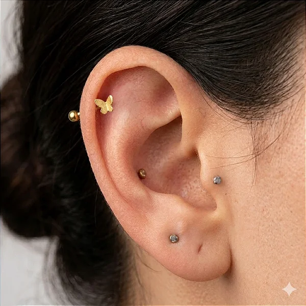 Piercing Borboleta Lisa