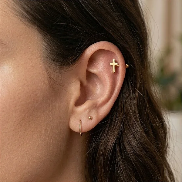 Piercing Cruz Lisa Tarraxa Baby