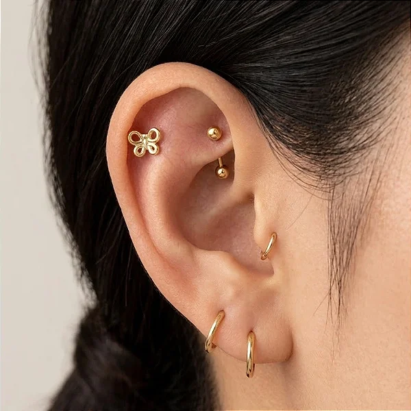 Piercing Reto Borboleta Lisa