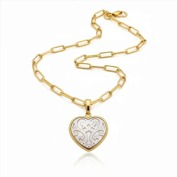 PULS CORACAO DESENHADO MADRE PEROLA