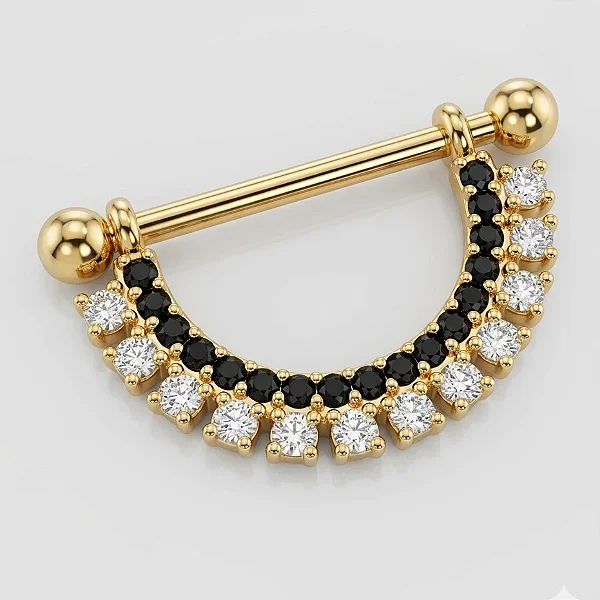 PIERCING MAMILO ARCO ZIRCS
