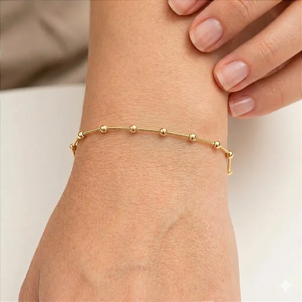 Pulseira Rabo de Rato 16 Bolinhas