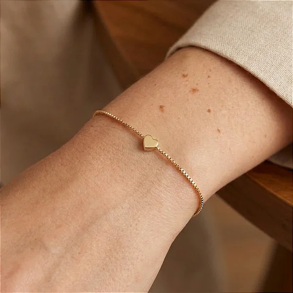 Pulseira Veneziano Coração
