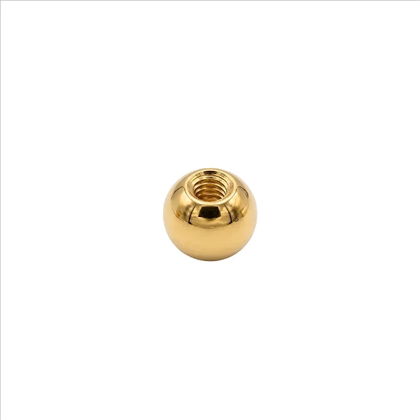Tarraxa Bolinha Rosqueada para Piercing 0.8x4mm