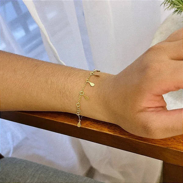 Pulseira Gotinhas Penduradas