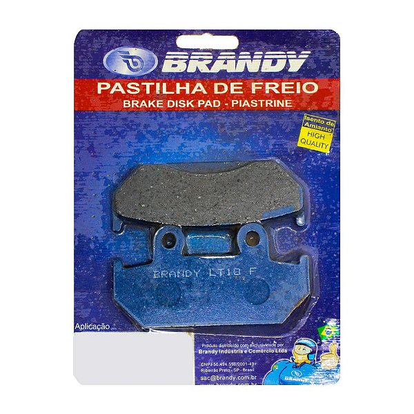 Pastilha de Freio Dianteiro Honda Vfr 700/ Vfr 750F/ Cbr 1000F/ Dominator 650 Brandy