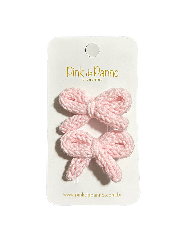 Kit 2 Laços de Crochê