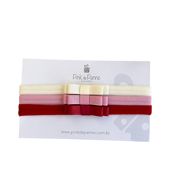 Kit 3 faixas Channel