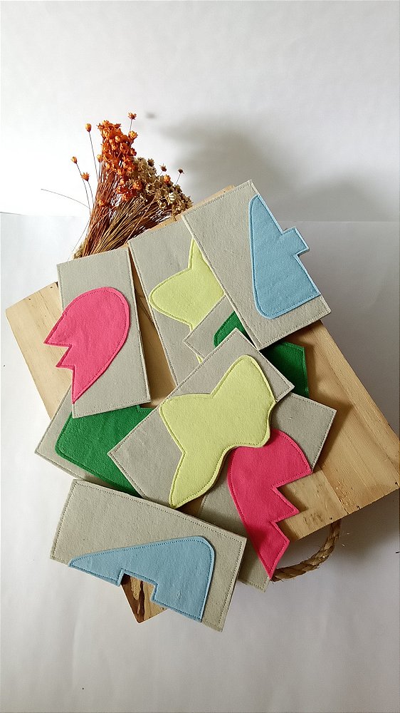 Quebra-cabeça das formas