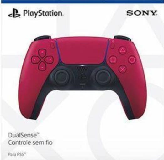 DUALSENSE COSMIC RED - NOVO LACRADO!!!