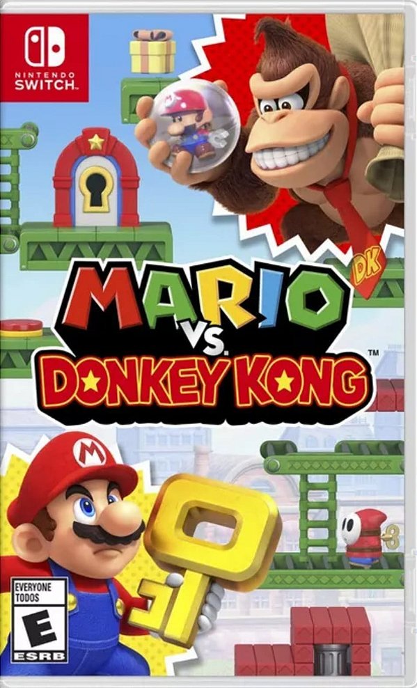 MARIO VS DONKEY KONG NINTENDO SWITCH - NOVO LACRADO