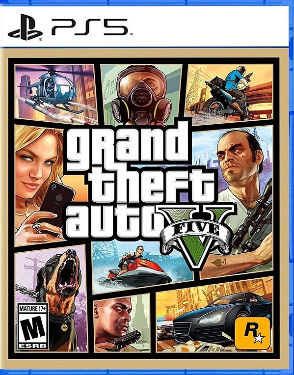 GTA 5 PS5 - NOVO LACRADO