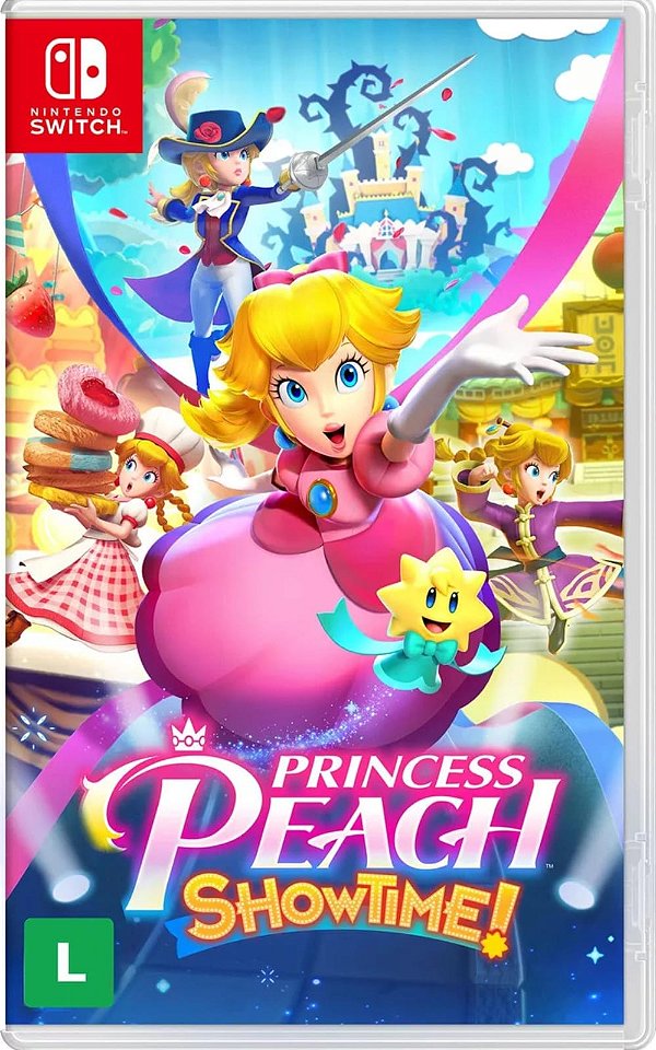 PRINCESS PEACH NINTENDO SWITCH - NOVO LACRADO