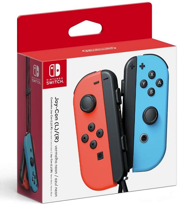 JOY CONS BLUE/RED NINTENDO SWITCH - NOVO LACRADO