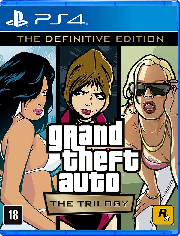 GTA TRILOGY DEFINITIVE EDITION PS4 - NOVO LACRADO