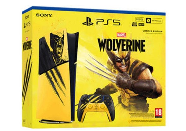 PLAYSTATION 5 SLIM EDIÇÃO LIMITADA WOLVERINE NOVO LACRADO