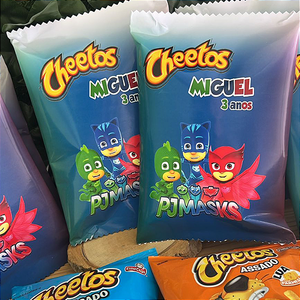 Embalagens 10 mini Salgadinhos de 22g