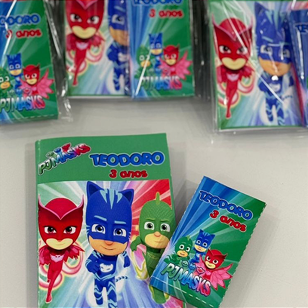 Kit Lembracinha Livro de Colorir + Giz Personalizados