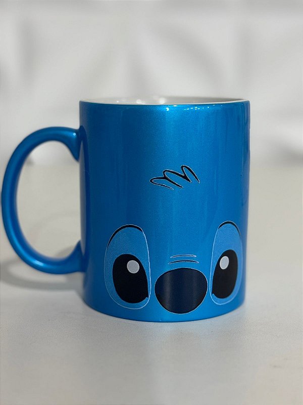 Caneca de Porcelana Personalizada Boca do Stitch