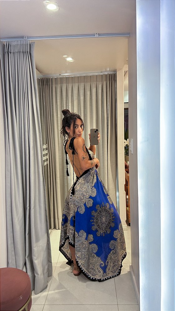 Vestido mandala (azul )