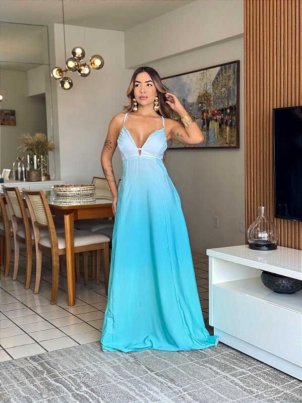 Vestido Ipanema ( Mar Caribe )