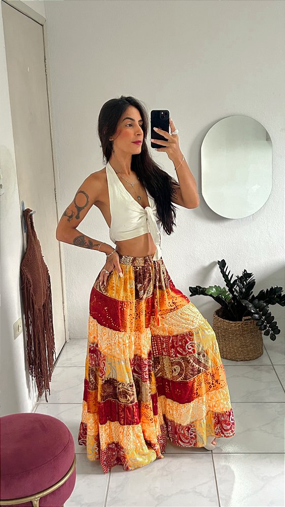 Calça aura ( amarela )