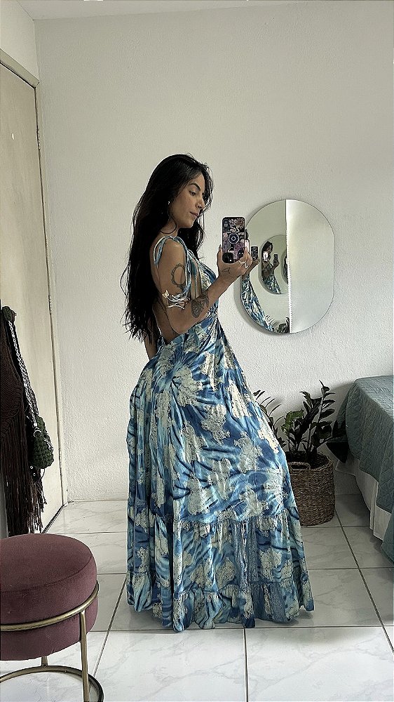 Vestido pipa gold
