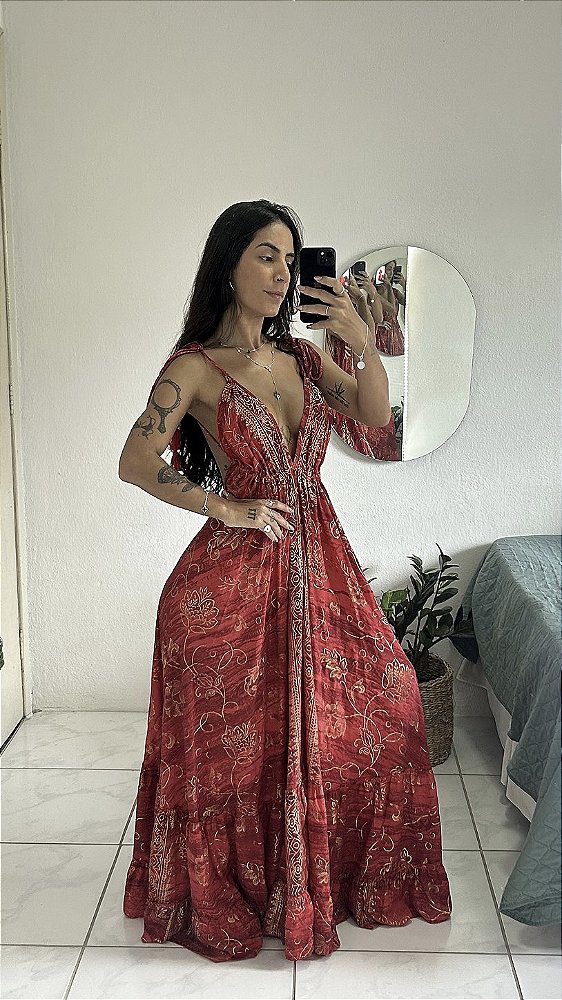 Vestido pipa (vermelho )
