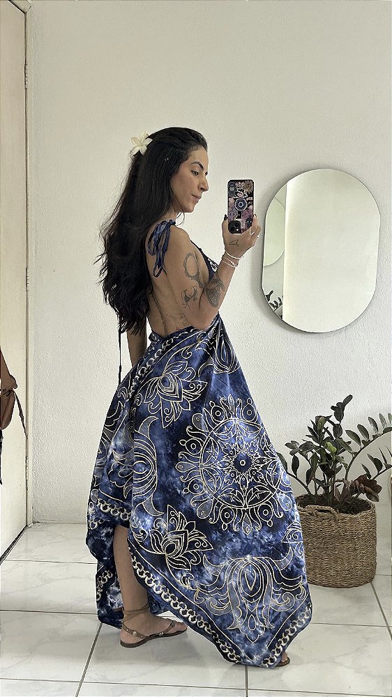 Vestido mandala (azul)