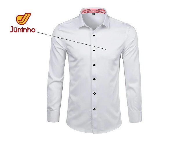CAMISA MASCULINA BRANCA M. LONGA ( GERENCIA GERAL )