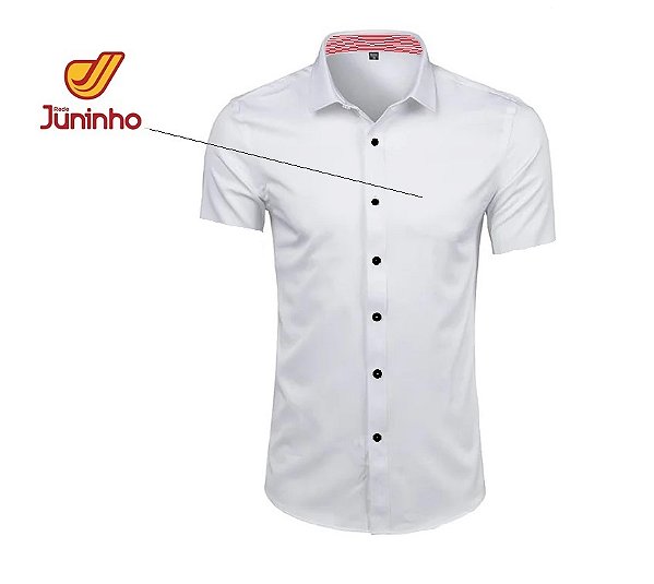 CAMISA MASCULINA BRANCA M. CURTA ( GERENCIA GERAL )