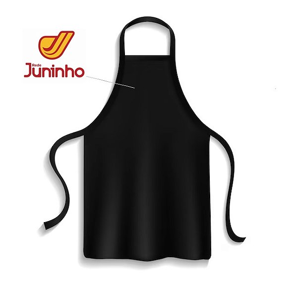 AVENTAL PRETO PADARIA
