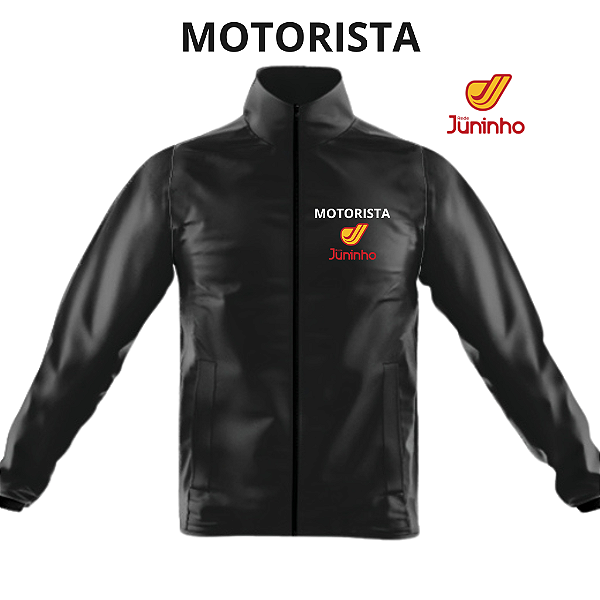 JAQUETA MASCULINA PRETA MOTORISTA
