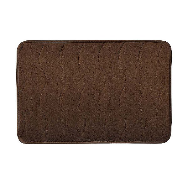 Tapete de Banheiro Touch 12 Marrom 0,60X0,80M - Edantex