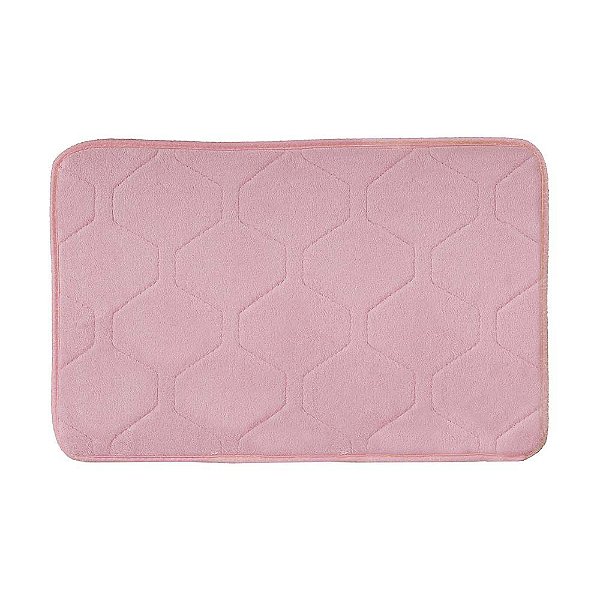 Tapete de Banheiro Touch 04 Rosa 0,60X0,80M - Edantex