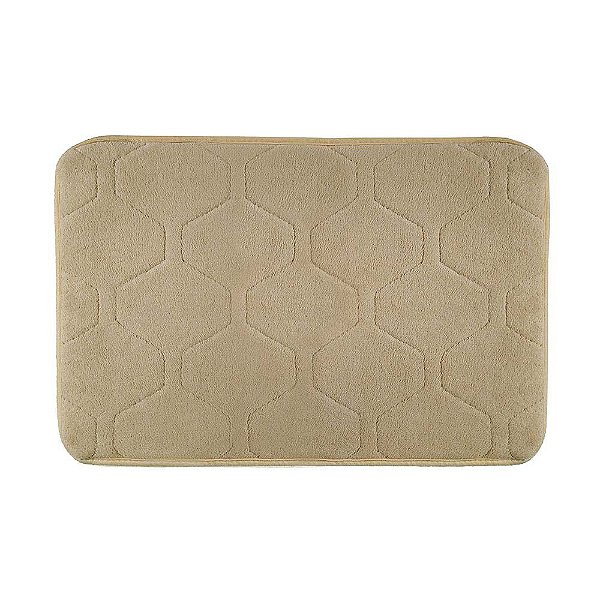 Tapete de Banheiro Touch 02 Bege 0,40X0,60M - Edantex