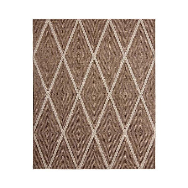 Tapete Sisal Eco Nature Geo 70 Marrom 2,00x3,00M