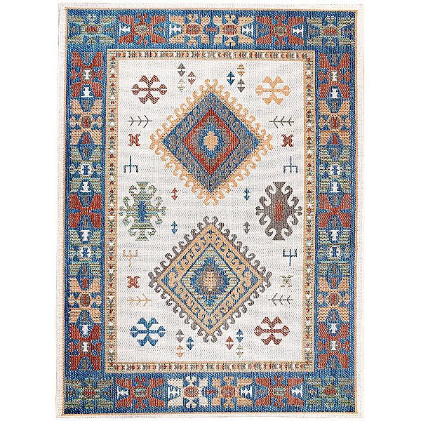 Tapete Sisal Aurora 05 Colorido 1,40X2,00M - Edantex