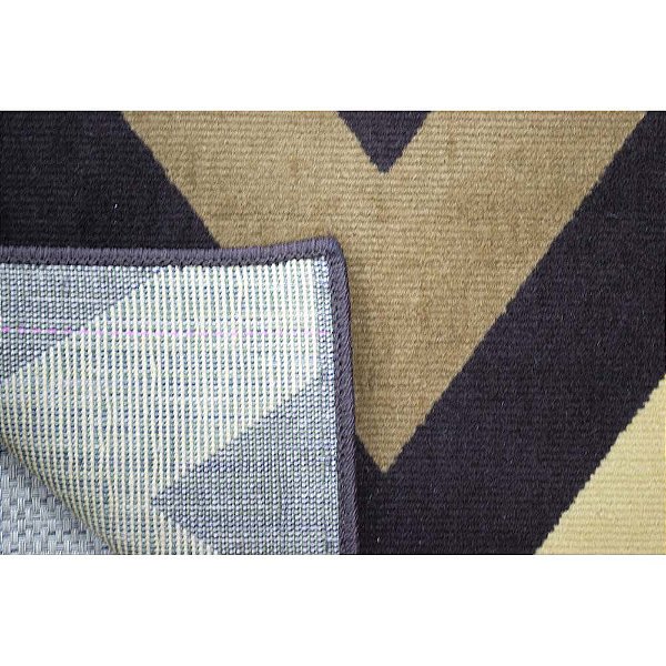 Tapete para Sala Renaissance Zig Zag 70 Marrom 1,50X2,00M