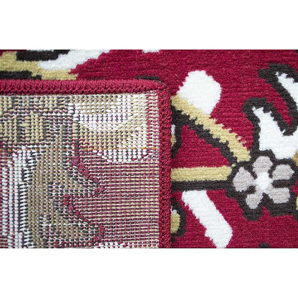 Tapete para Sala Renaissance Sevilha 10 Vermelho 2,00X2,50M