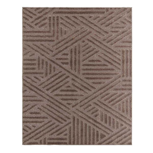 Tapete para Sala Realce Trama 35 Taupe 1,00X1,50M