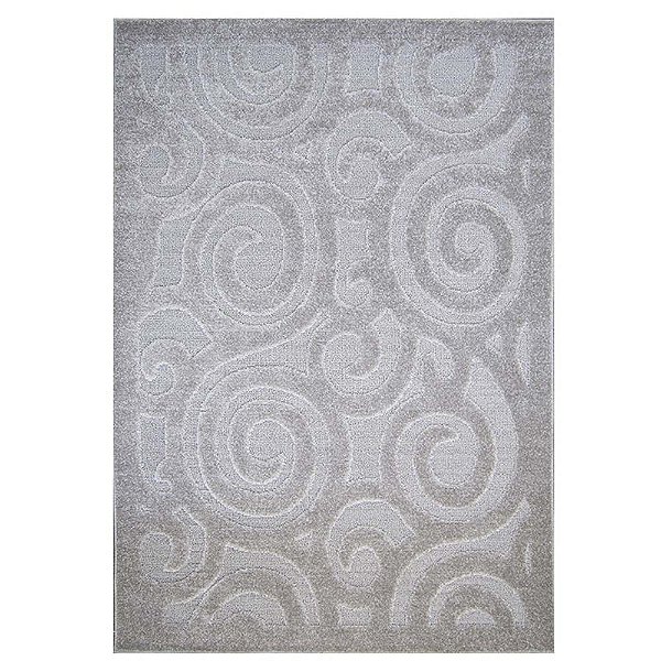 Tapete para Sala Realce Snail 51 Cinza 1,00X1,50M