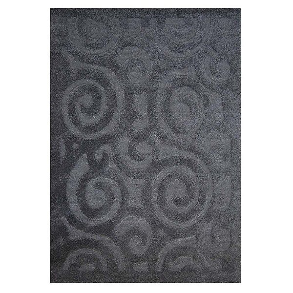 Tapete para Sala Realce Snail 50 Preto 1,00X1,50M