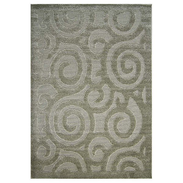 Tapete para Sala Realce Snail 32 Verde-Fendi 2,00X2,50M