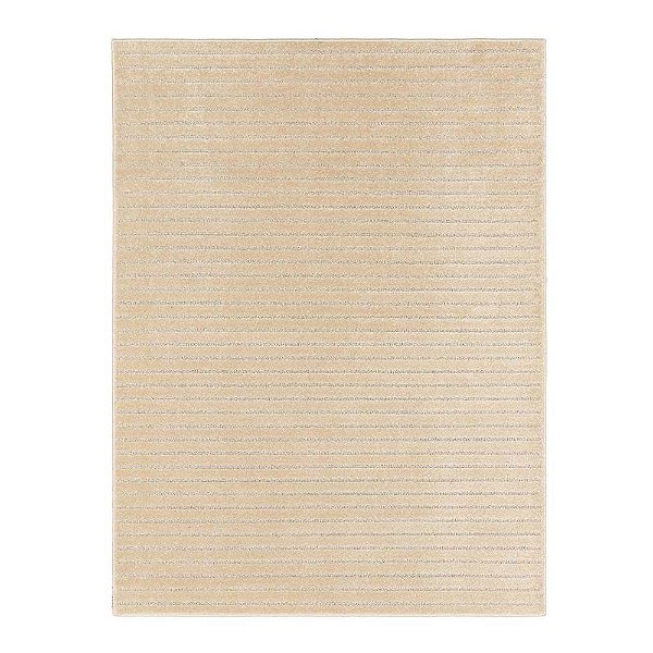 Tapete para Sala Realce Listras 60 Areia 3,00X4,00M