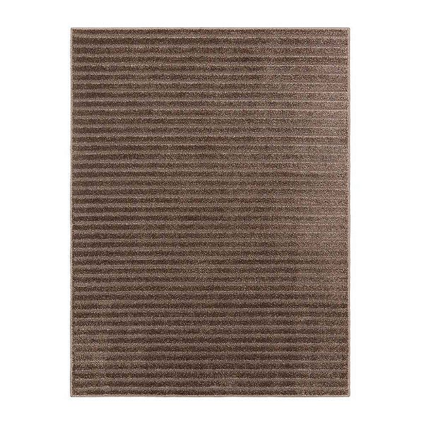 Tapete para Sala Realce Listras 35 Taupe 2,00X3,00M