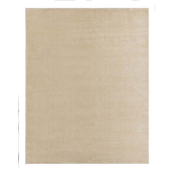 Tapete para Sala Realce Liso 60 Areia 2,00X2,50M