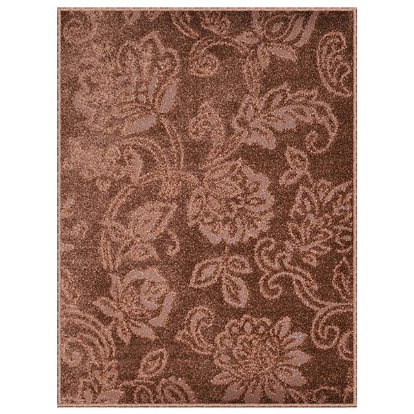 Tapete para Sala Realce Jardim 79 Caramelo 1,00X1,50M
