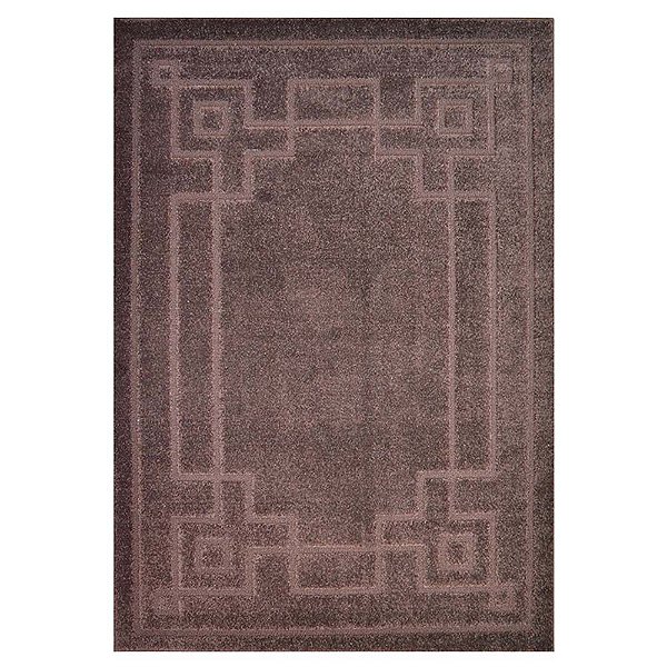 Tapete para Sala Realce Frame 70 Marrom 1,00X1,50M